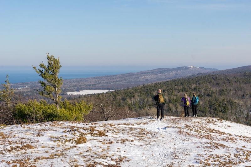 Mount Baldy snowhoeing